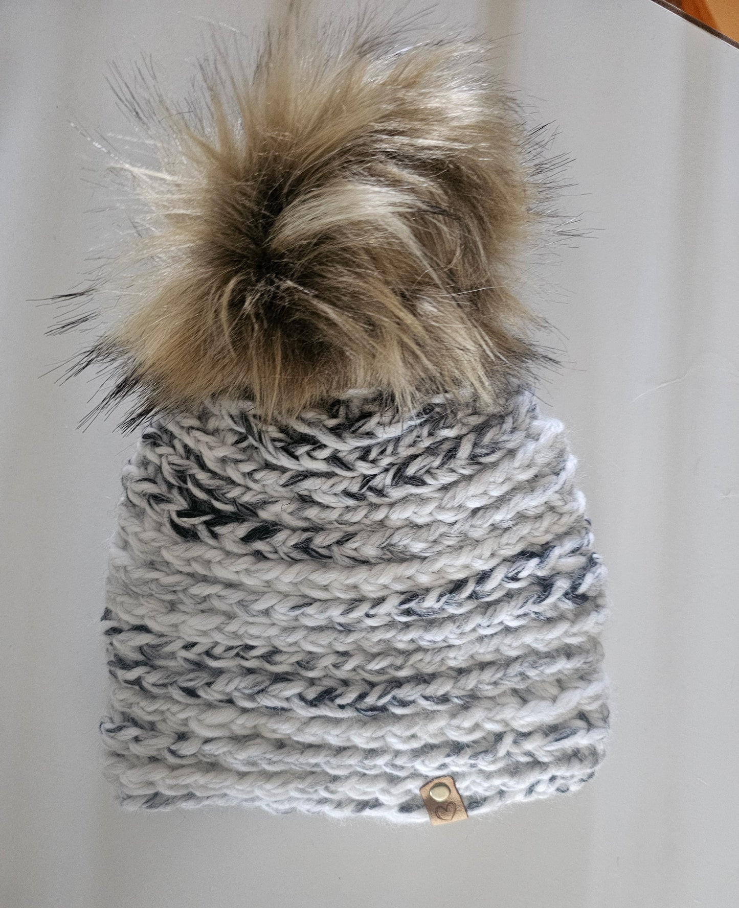 Ready to Ship - Crochet Beanie with removeable Pom