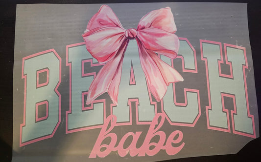 Beach Babe Bow - Transfer