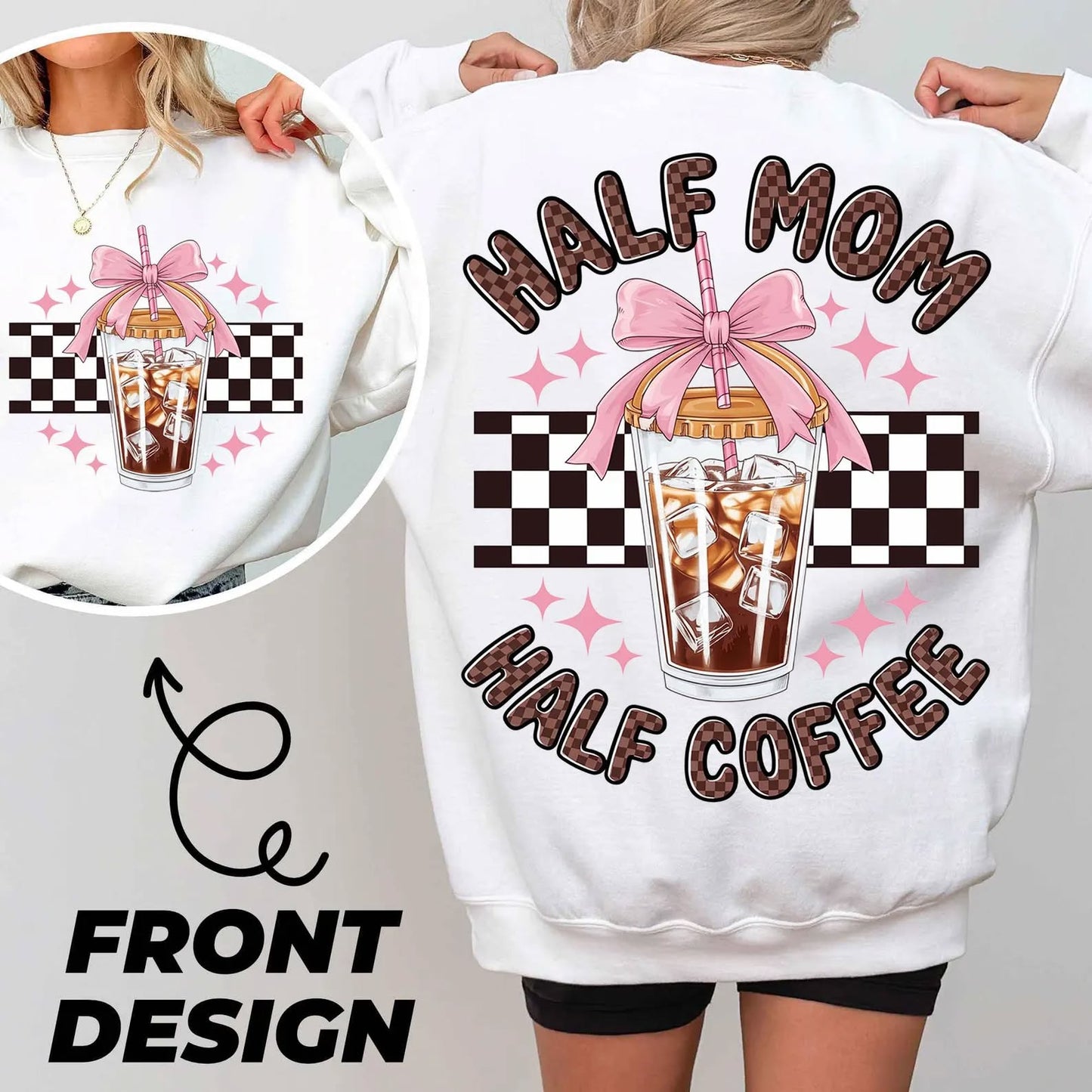 Half Mom Half Coffee - Transfer
