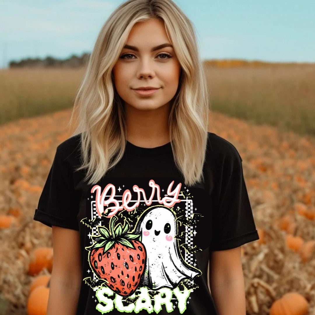 Berry Scary Ghost Strawberry - Transfer