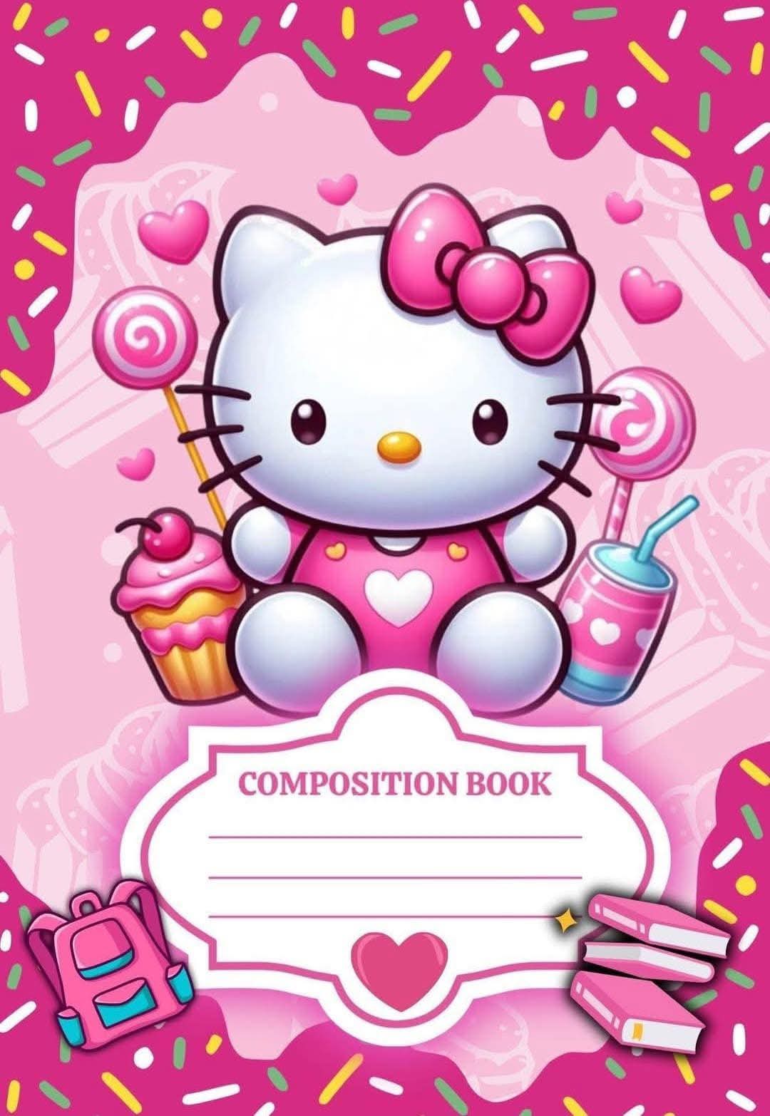 Composition Notebook HK Kitty