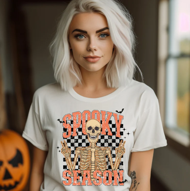 Spooky Season Skeleton - Transfer