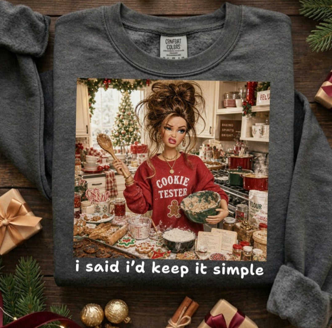I Said I'd Keep It Simple (Barbie) - Transfer