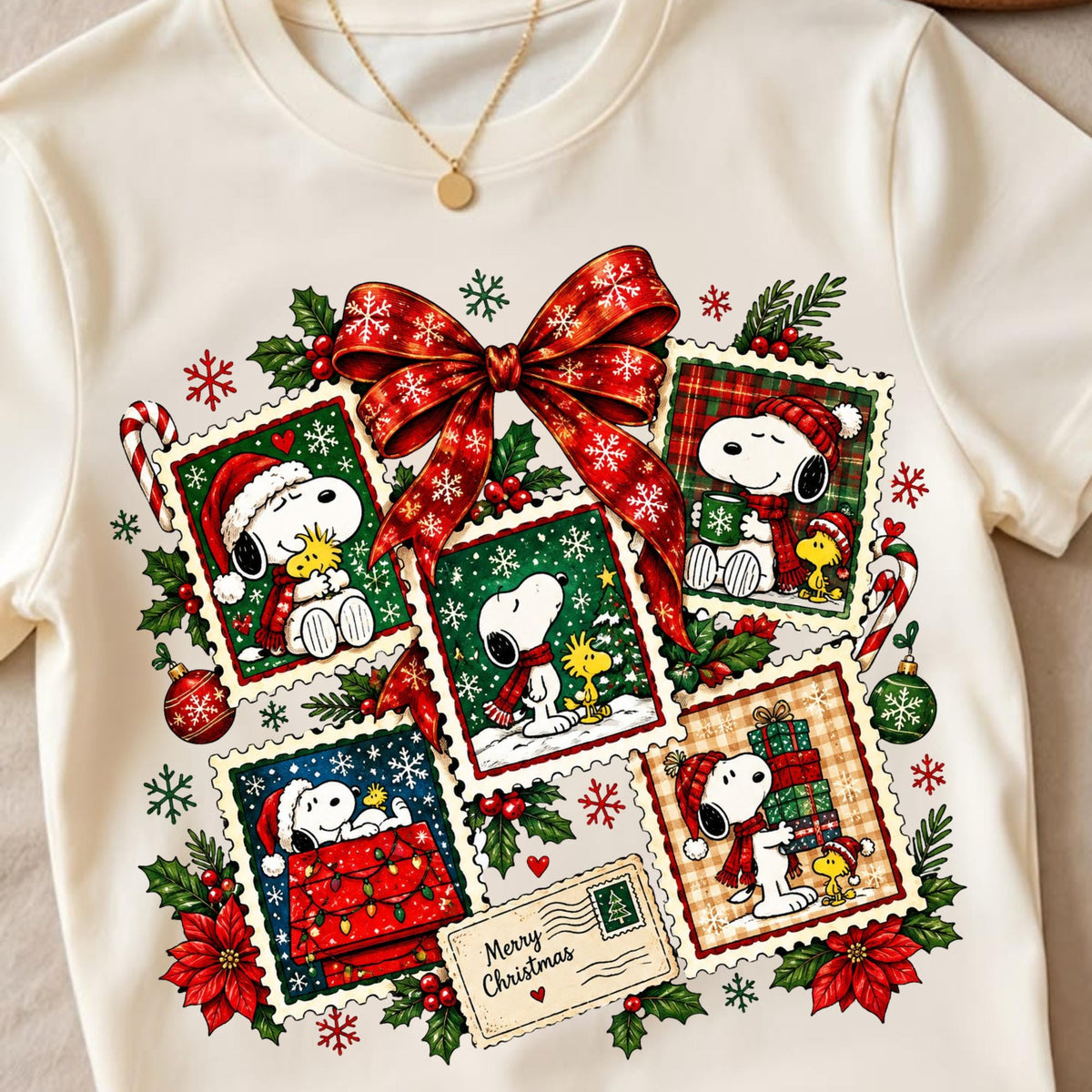 Snoopy Stamps Christmas - Transfer