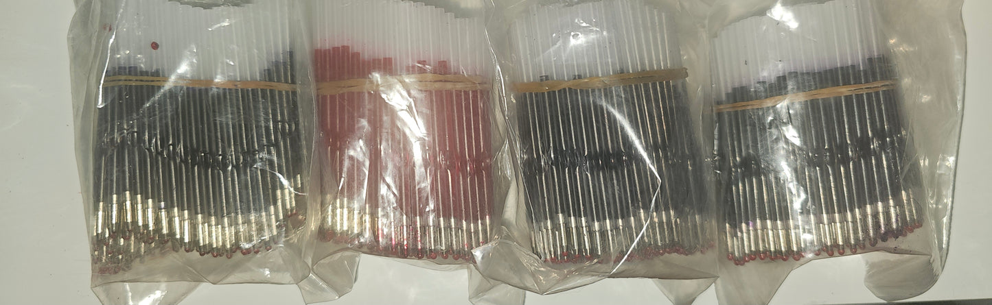 Ready to Ship - Ink Refill for Beaded Pens Black, Pink, Purple & Blue