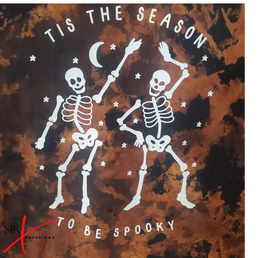 To Be Spooky Reverse Tie Dye T-shirt - Ready to Ship