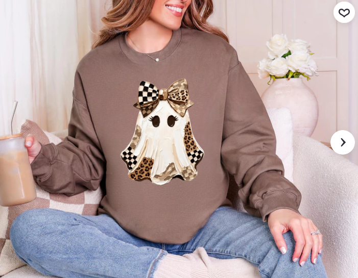Checker Cheetah Ghost Brown Savana 3XL Sweatshirt - Ready to Ship