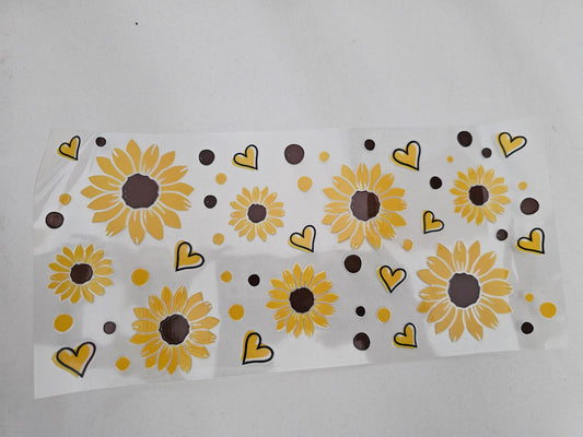 Sunflowers and Yellow Hearts