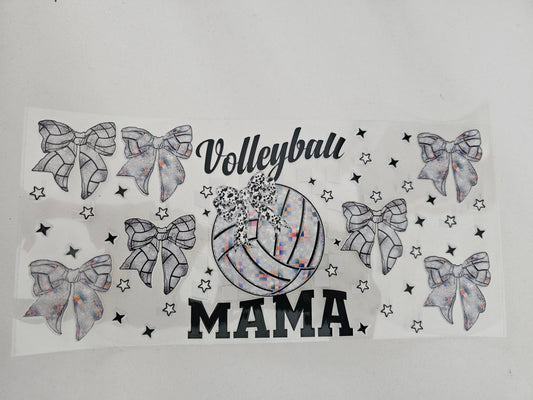 Volleyball Mama Bows