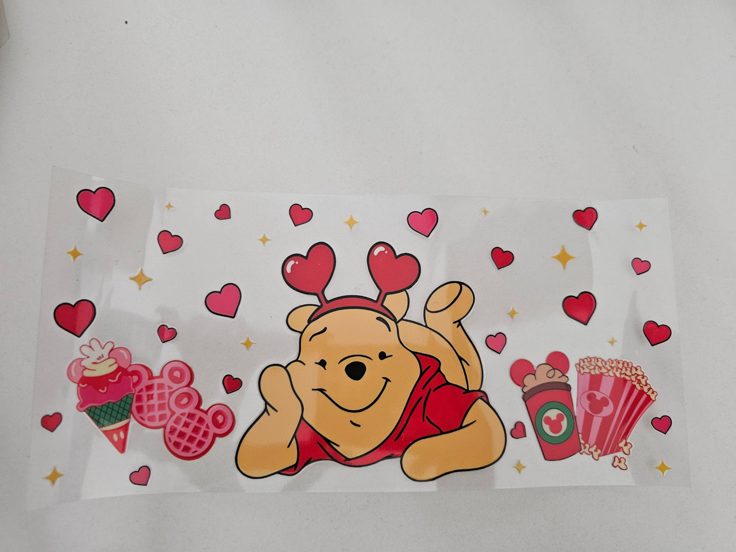 Honey Bear with Hearts and Coffee