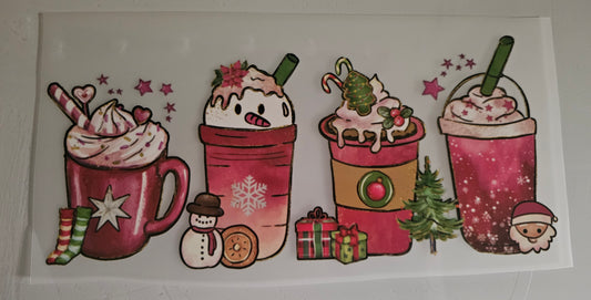 Holiday Coffee Cups - Transfer