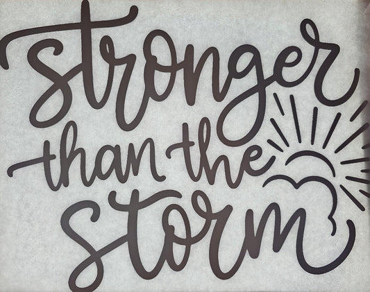 Stronger Than The Storm - Transfer