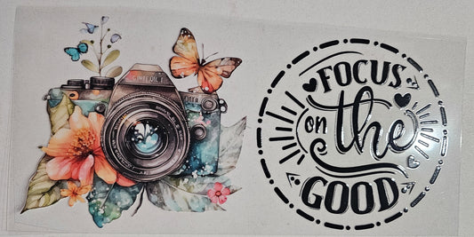 Focus On The Good - 16 oz UV DTF Wrap