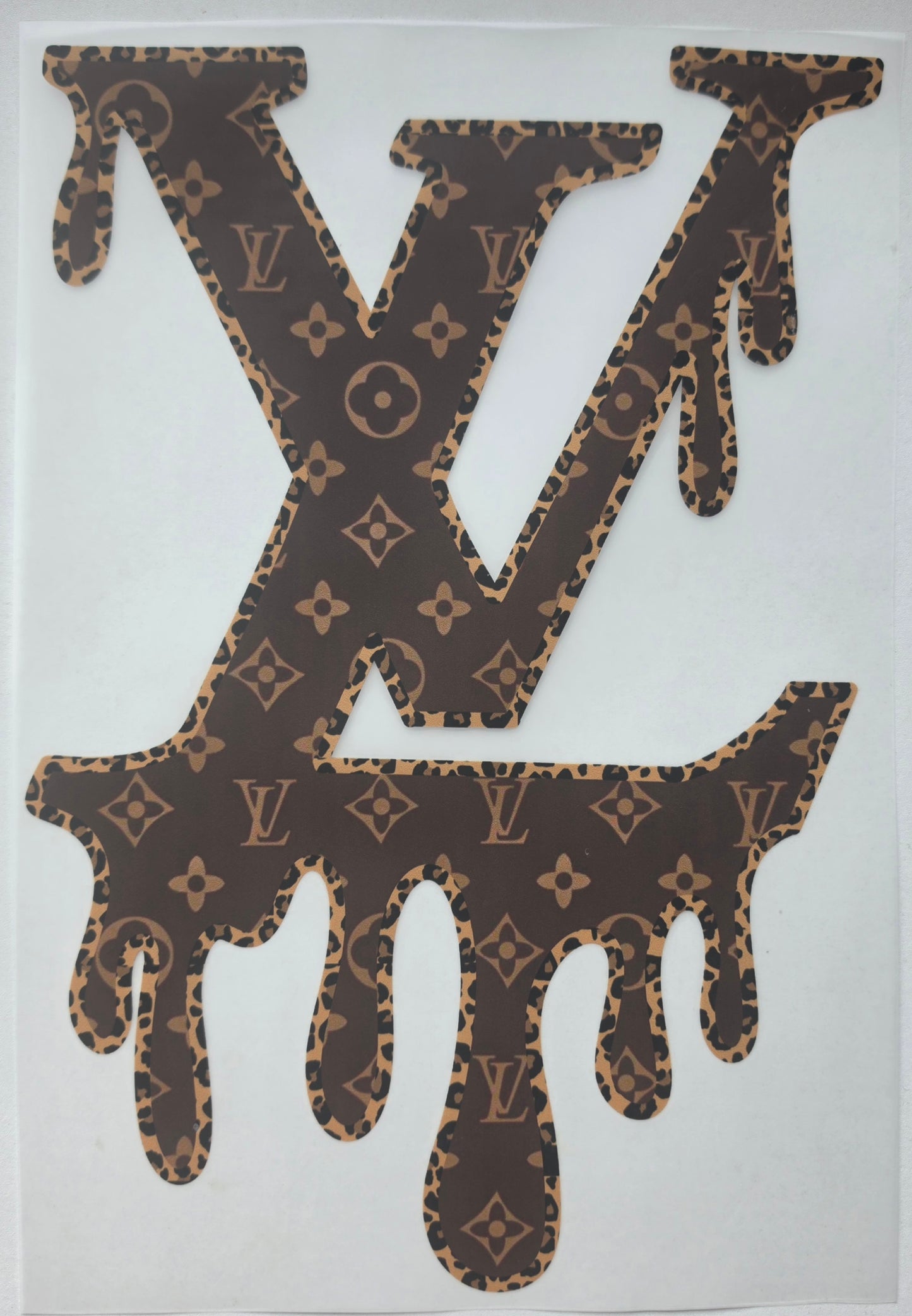 Purse Brown Drip - Transfer