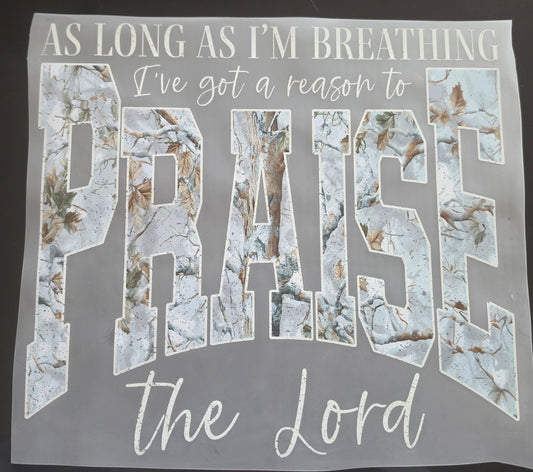 As Long As I'm Breathing I've Got a Reason to Praise the Lord - Transfer