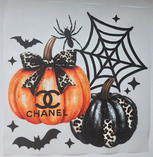 Halloween Pumpkin Spider Desinger Purse C - Transfer