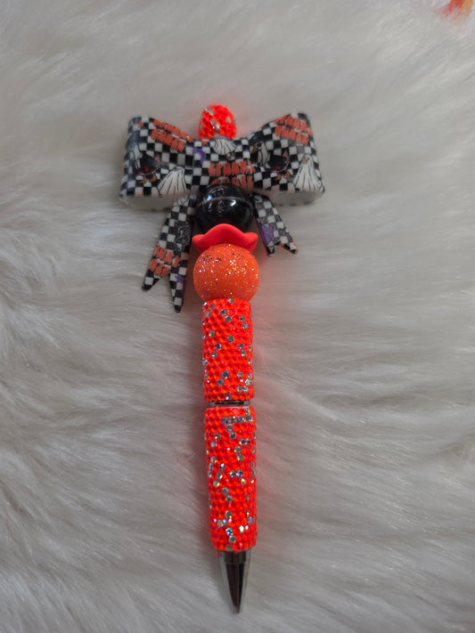 Ready to Ship - Spooky Ghost Bow Rhinestone Pen