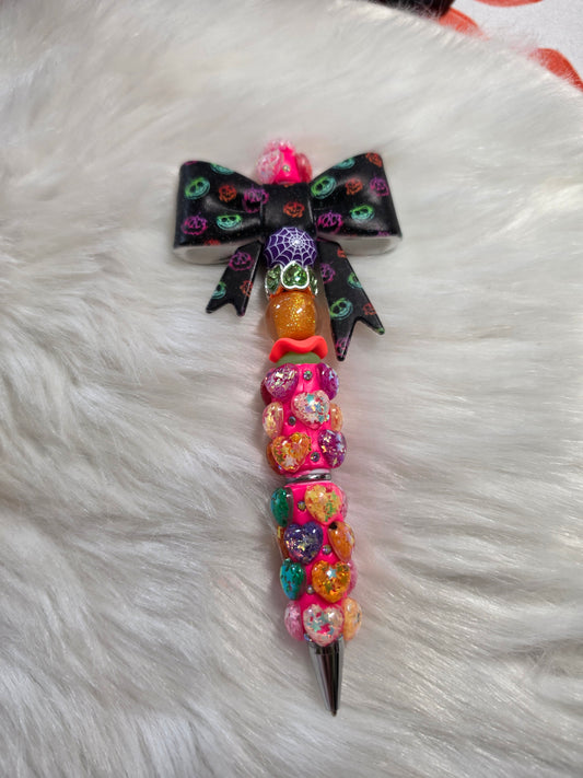 Ready to Ship - Halloween Pumpkin Clay Pen