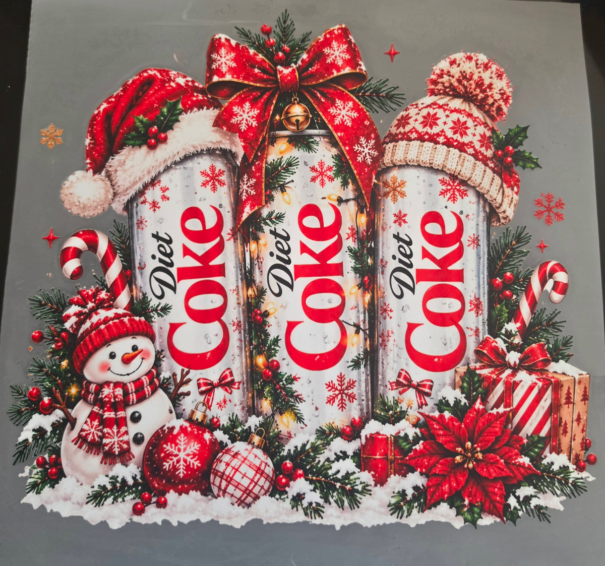 Diet Coke Bows - Transfer