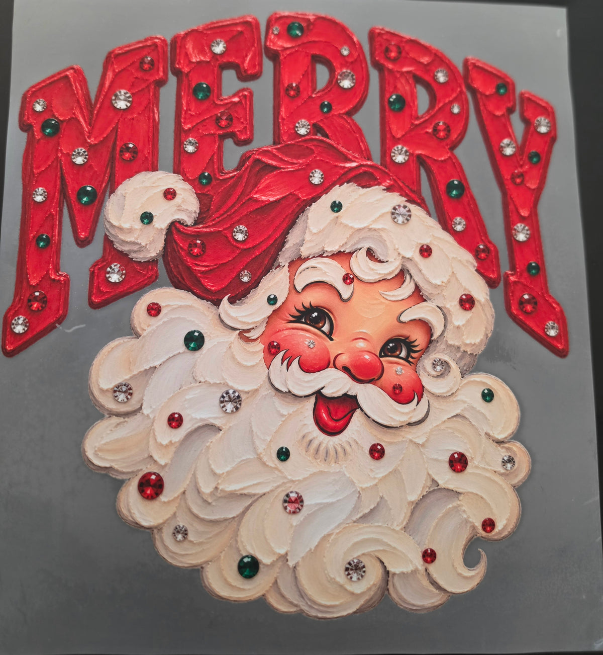 Merry Jewel Santa - Transfer
