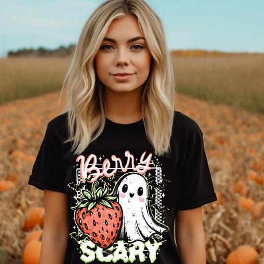 Berry Scary Ghost Strawberry - Transfer
