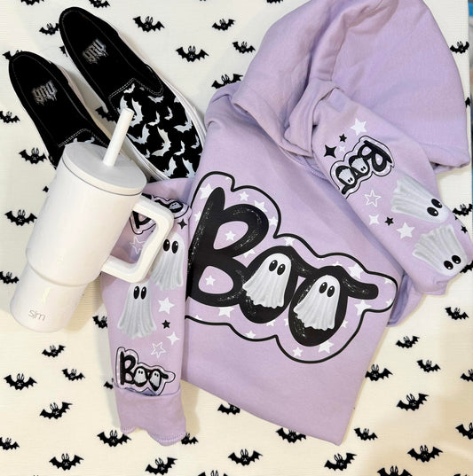 Boo Ghosts - FREE SLEEVES - Transfer