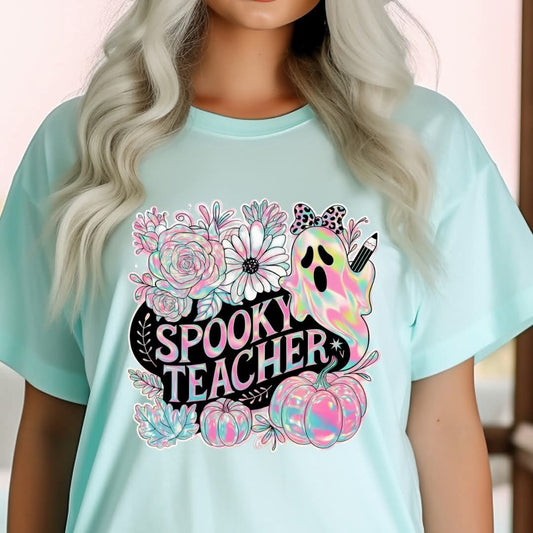 Iridescent Spooky Teacher - Transfer