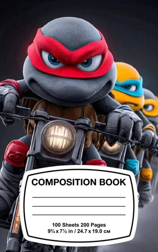 Composition Notebook - Turtles