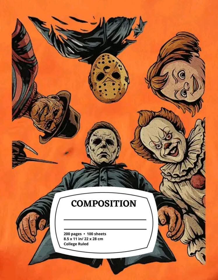 Composition Notebook - Halloween Creepy