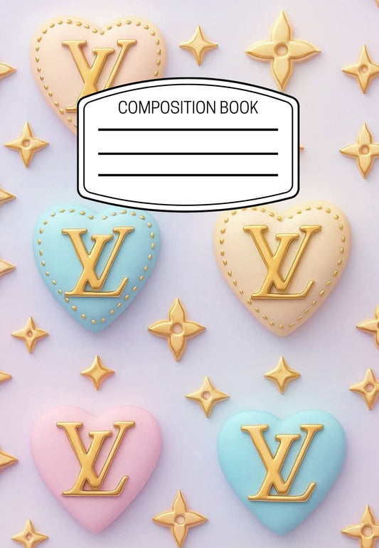 Composition Notebook - Hearts