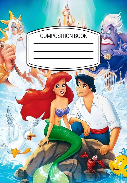Composition Notebook - Mermaid