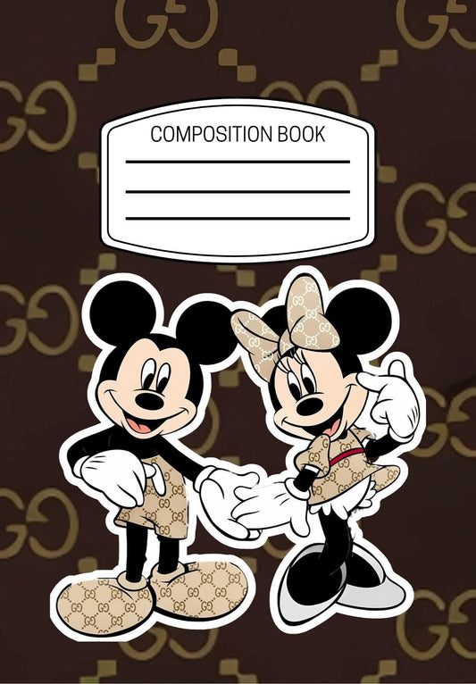 Composition Notebook - Mouse and Friend