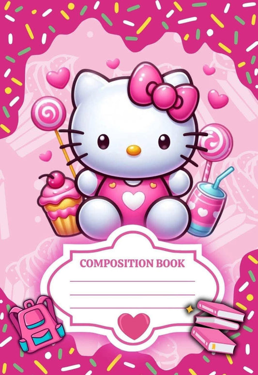 Composition Notebook HK Kitty