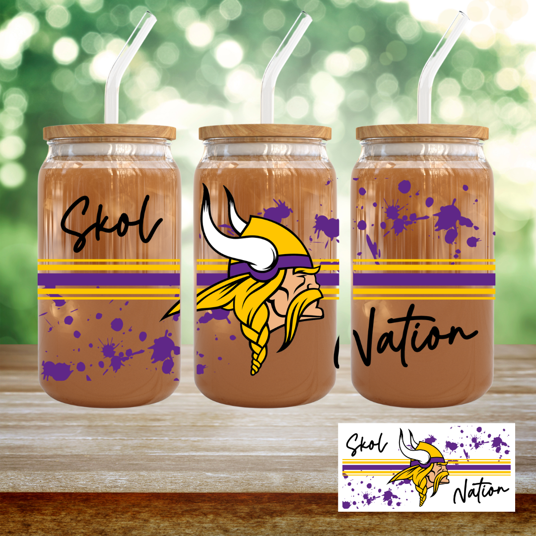 MN Vikings - UV DTF Wrap