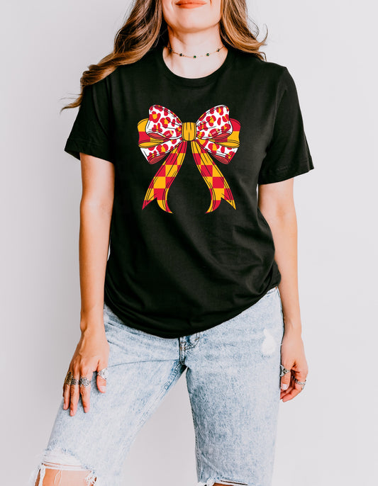 Kansas City Chiefs Football Inspired Bow - Transfer