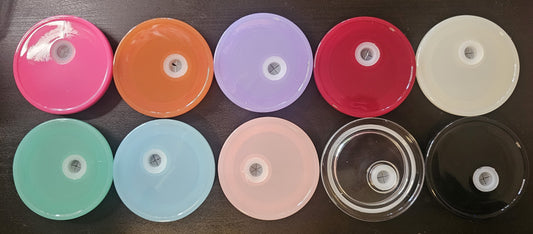 Ready to Ship 16 or 20 oz Compatible Colored Acrylic Lids
