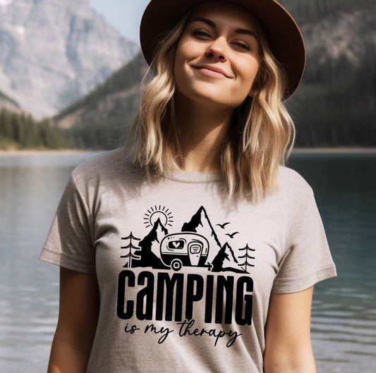 Camping Is My Therapy - Transfer