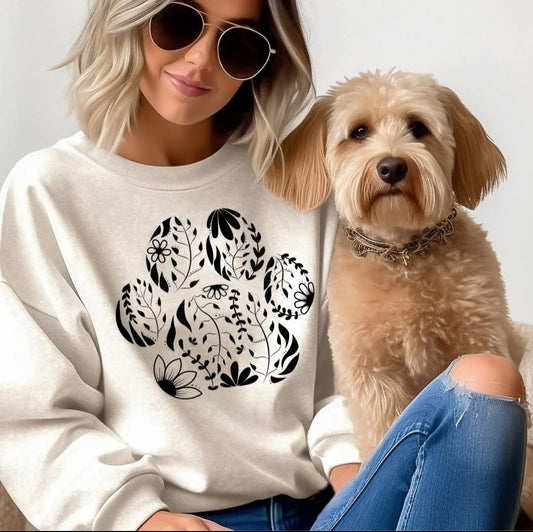 Paw Print Plants- Transfer