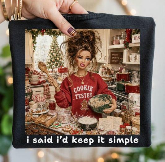 I Said I'd Keep It Simple (Barbie) - Transfer