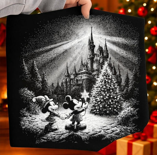 Halftone Mouse Castle - Transfer