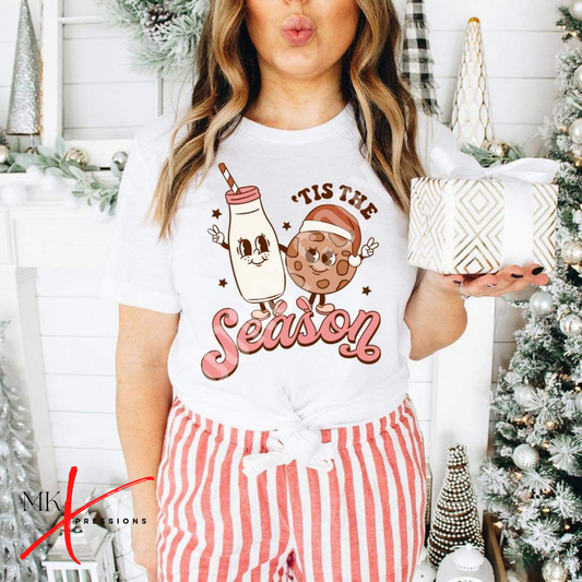 Tis The Season Milk & Cookies - Transfer