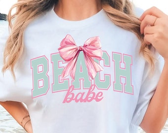 Beach Babe Bow - Transfer