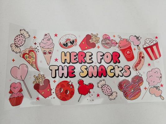 Here for the snacks