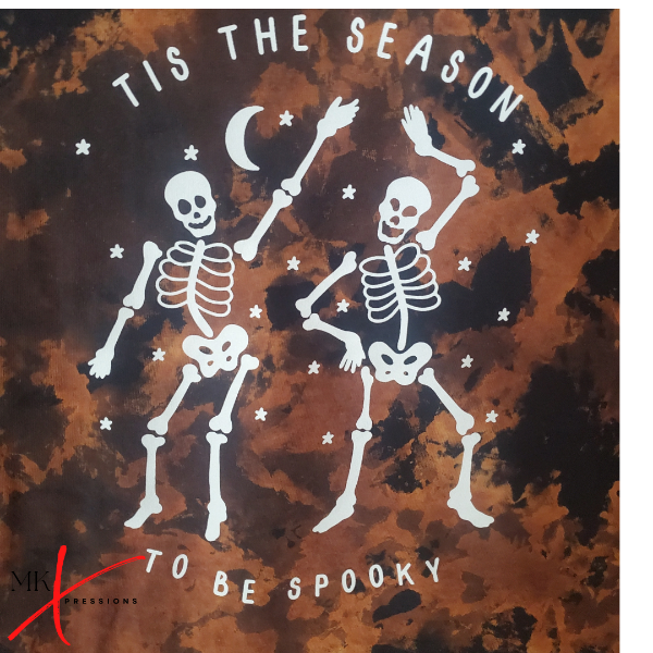 To Be Spooky Reverse Tie Dye T-shirt - Ready to Ship